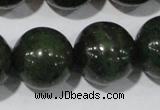 CIS06 15.5 inches 16mm round green iron stone beads wholesale