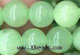 CJB310 15.5 inches 8mm round dyed green jade gemstone beads