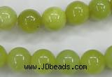 CKA07 15.5 inches 14mm round Korean jade gemstone beads