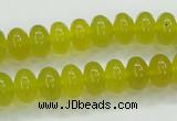 CKA11 15.5 inches 6*10mm rondelle Korean jade gemstone beads