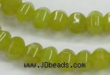 CKA14 15.5 inches 6*10mm rondelle Korean jade gemstone beads