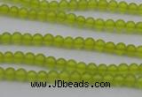 CKA201 15.5 inches 4mm round Korean jade gemstone beads