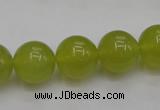 CKA206 15.5 inches 14mm round Korean jade gemstone beads