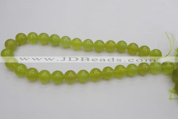 CKA206 15.5 inches 14mm round Korean jade gemstone beads