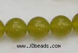 CKA207 15.5 inches 16mm round Korean jade gemstone beads