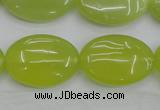 CKA250 15.5 inches 18*25mm oval Korean jade gemstone beads