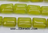 CKA261 15.5 inches 12*16mm rectangle Korean jade gemstone beads