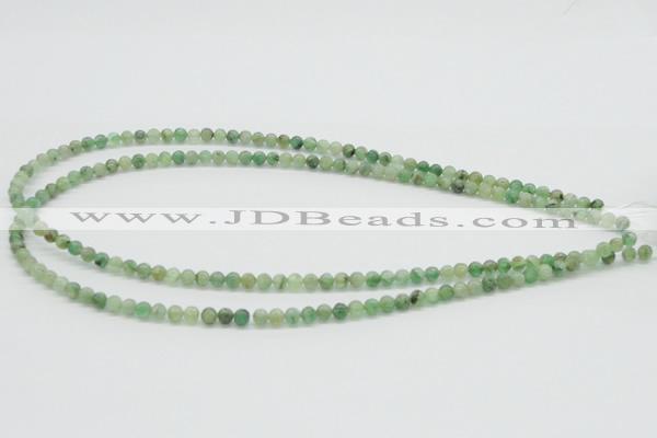 CKC100 16 inches 5mm round natural green kyanite beads wholesale