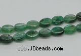 CKC109 16 inches 6*8mm oval natural green kyanite beads wholesale