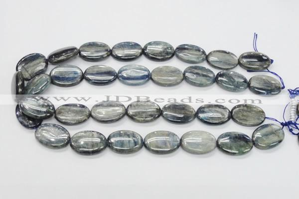 CKC209 15.5 inches 18*25mm oval natural kyanite beads wholesale