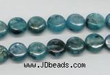 CKC21 16 inches 10mm flat round natural kyanite beads wholesale