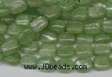 CKC259 15.5 inches 6*8mm rectangle natural green kyanite beads