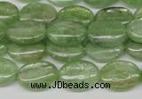 CKC267 15.5 inches 10*14mm oval natural green kyanite beads