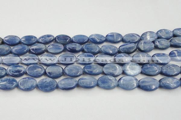 CKC534 15.5 inches 10*14mm oval natural Brazilian kyanite beads