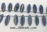 CKC552 Top drilled 10*25mm marquise natural kyanite beads