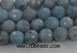 CKC702 15.5 inches 8mm faceted round imitation blue kyanite beads