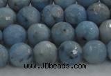 CKC703 15.5 inches 10mm faceted round imitation blue kyanite beads