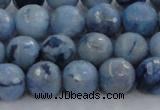 CKC704 15.5 inches 12mm faceted round imitation blue kyanite beads