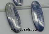 CKC77 Top drilled 12*35mm oval natural kyanite gemstone beads