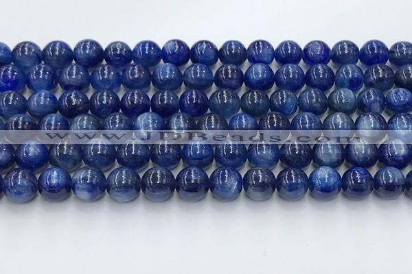 CKC779 15.5 inches 8mm round blue kyanite beads wholesale