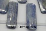 CKC87 Top drilled 11*35mm rectangle natural kyanite gemstone beads