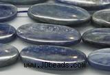 CKC95 15.5 inches 13*30mm oval natural kyanite gemstone beads