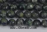 CKJ310 15.5 inches 4mm faceted round kambaba jasper beads