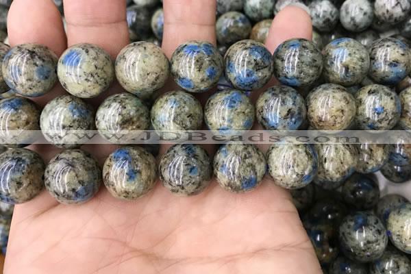 CKJ418 15.5 inches 14mm round k2 jasper beads wholesale