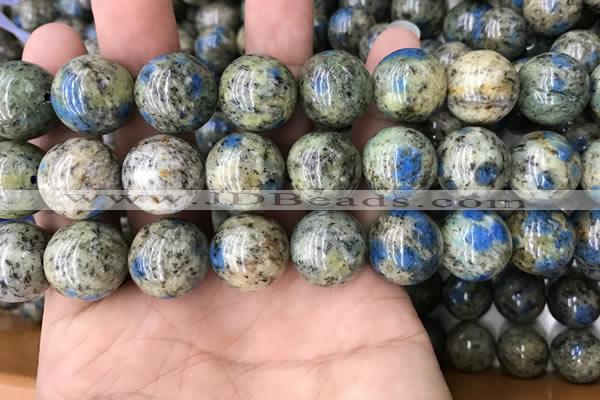 CKJ419 15.5 inches 16mm round k2 jasper beads wholesale