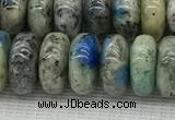 CKJ440 15.5 inches 5*10mm - 6*10mm rondelle natural k2 jasper beads