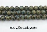 CKJ478 15.5 inches 14mm round natural k2 jasper beads wholesale