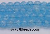 CKQ329 15.5 inches 6mm round dyed crackle quartz beads wholesale