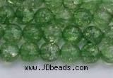 CKQ337 15.5 inches 8mm round dyed crackle quartz beads wholesale