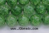 CKQ340 15.5 inches 14mm round dyed crackle quartz beads wholesale