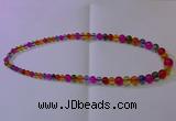 CKQ400 15.5 inches 6mm - 12mm round dyed crackle quartz beads