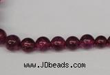 CKQ50 15.5 inches 6mm - 12mm round dyed crackle quartz beads