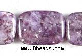 CKU11 15 inches 18*25mm rectangle purple kunzite beads wholesale