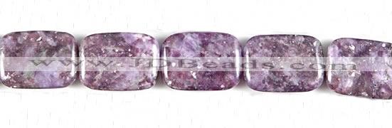 CKU11 15 inches 18*25mm rectangle purple kunzite beads wholesale