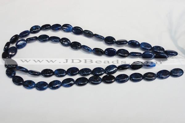 CKU131 15.5 inches 10*14mm oval dyed kunzite beads wholesale