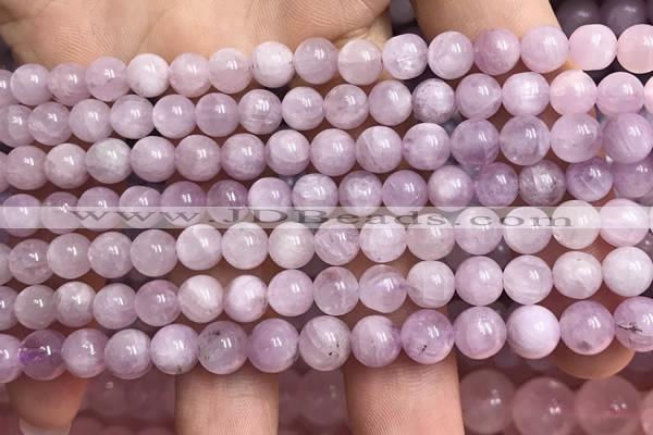 CKU320 15.5 inches 6mm round natural pink kunzite beads