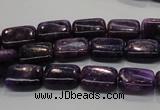 CKU44 15.5 inches 8*12mm rectangle purple kunzite beads wholesale