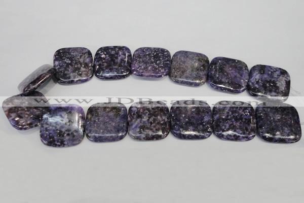 CKU50 15.5 inches 30*30mm square purple kunzite beads wholesale