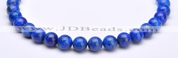 CLA23 8mm round blue dyed lapis lazuli gmestone beads Wholesale