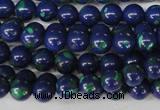 CLA401 15.5 inches 6mm round synthetic lapis lazuli beads