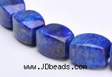 CLA43 9*9*18mm barrel deep blue dyed lapis lazuli beads