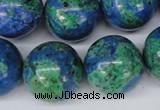 CLA486 15.5 inches 20mm round synthetic lapis lazuli beads