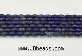 CLA540 15.5 inches 8*12mm faceted rice dyed lapis lazuli beads