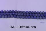 CLA60 15.5 inches 4mm round matte lapis lazuli beads