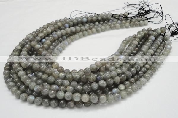 CLB02 16 inches 8mm round labradorite gemstone beads wholesale