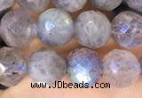 CLB1072 15.5 inches 6mm faceted round labradorite beads